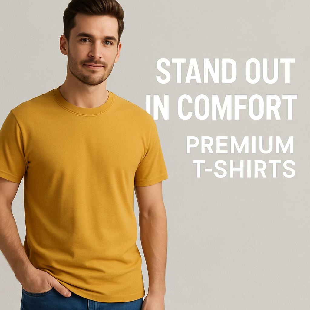 Stand Out in Comfort – Premium T-Shirts