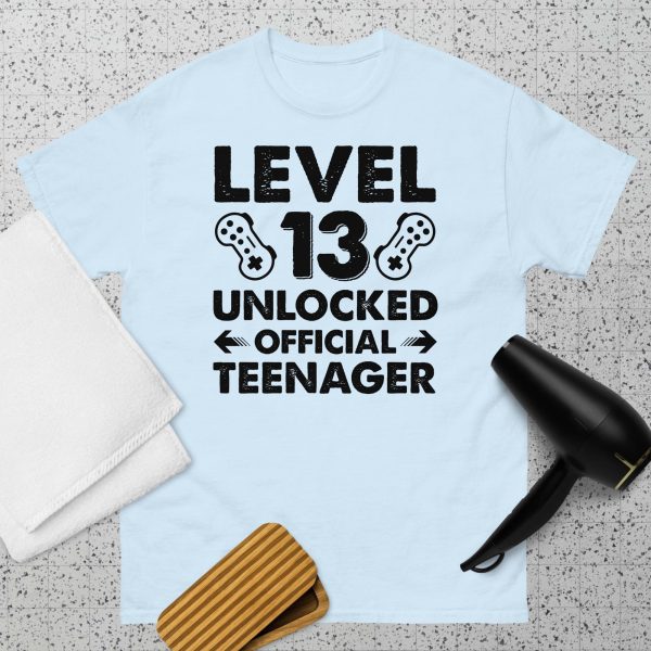 Level 13 Unlocked Official Teenager T Shirt - Image 9