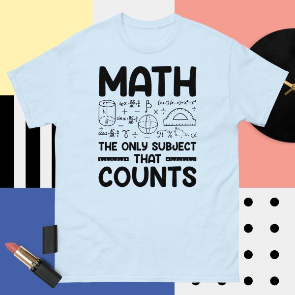 Math The Only Subject That Count T-Shirts - Image 8