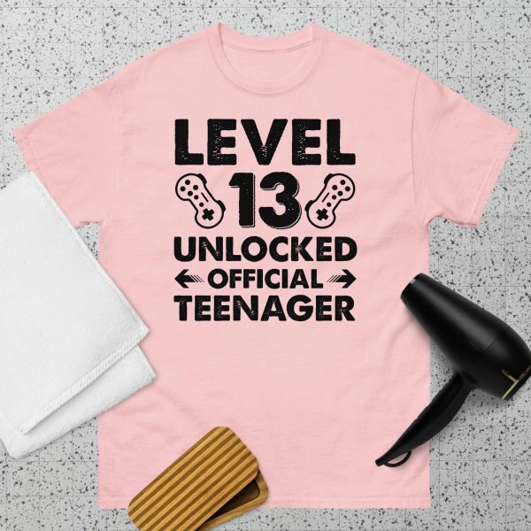 Level 13 Unlocked Official Teenager T Shirt - Image 2