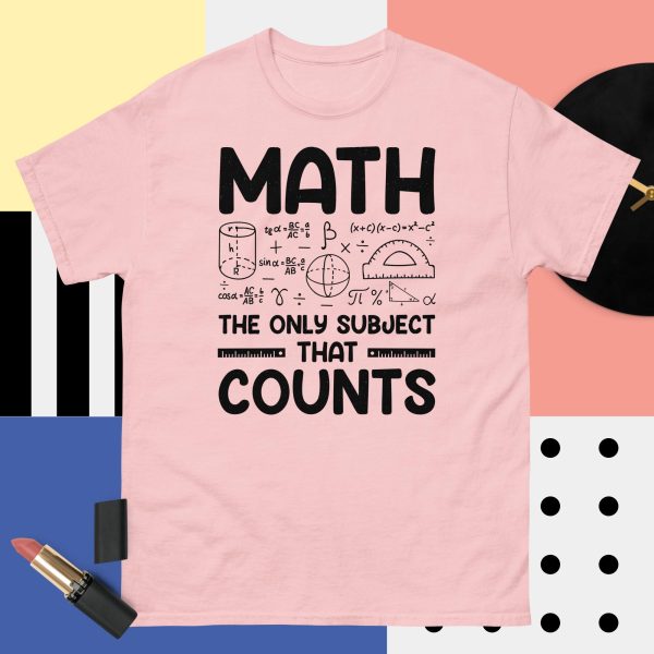 Math The Only Subject That Count T-Shirts - Image 2