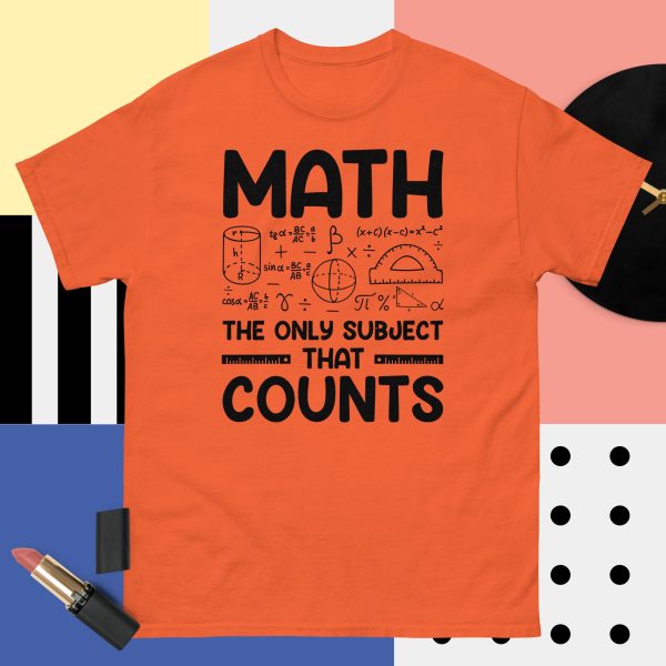 Math The Only Subject That Count T-Shirts - Image 5
