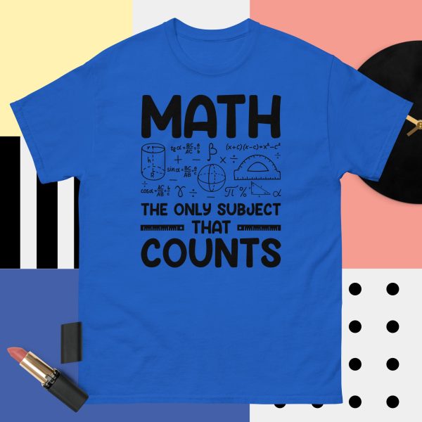 Math The Only Subject That Count T-Shirts - Image 7