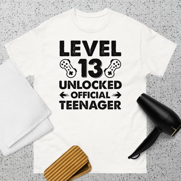 Level 13 Unlocked Official Teenager T Shirt - Image 3
