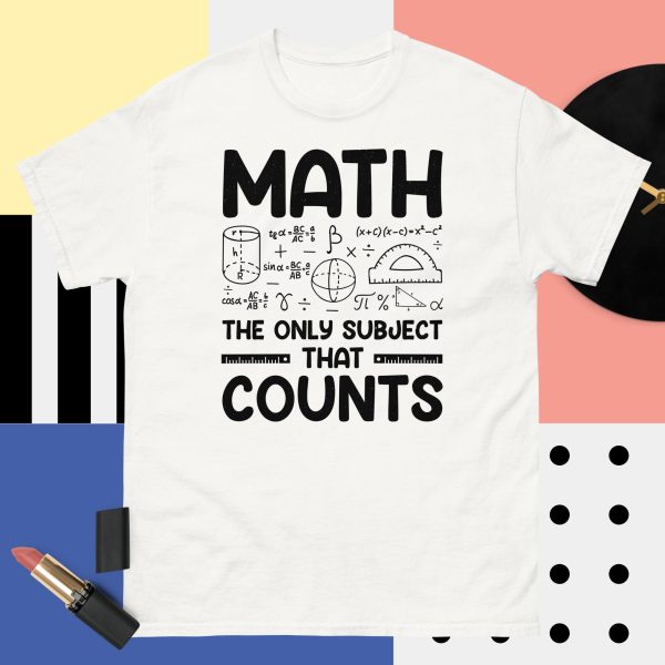 Math The Only Subject That Count T-Shirts - Image 4