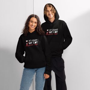 Meow & Always" Valentine Cat Hoodie!