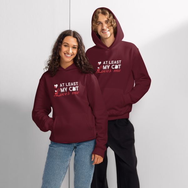 Meow & Always" Valentine Cat Hoodie! - Image 4