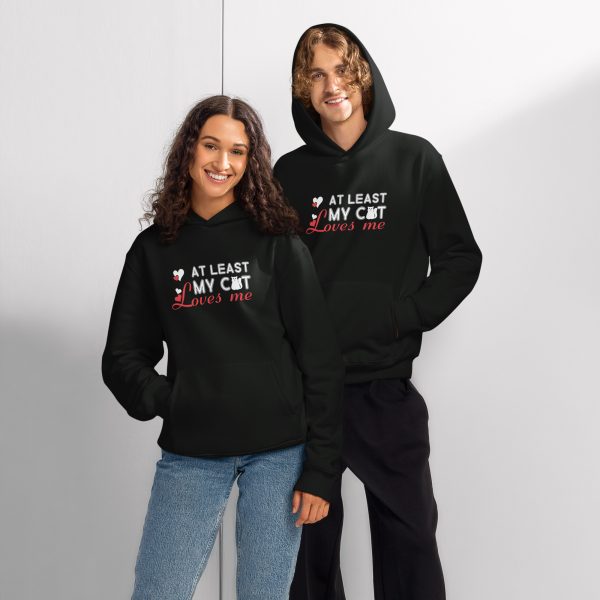 Meow & Always" Valentine Cat Hoodie! - Image 2