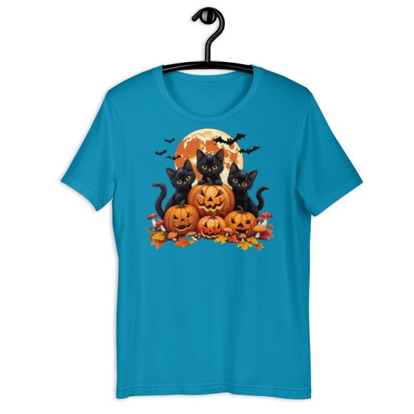 Spooky Paws Halloween Cat Tee - Image 11
