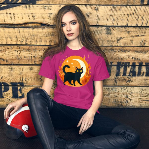 Halloween Cat T-Shirt Unisex t-shirt - Image 5
