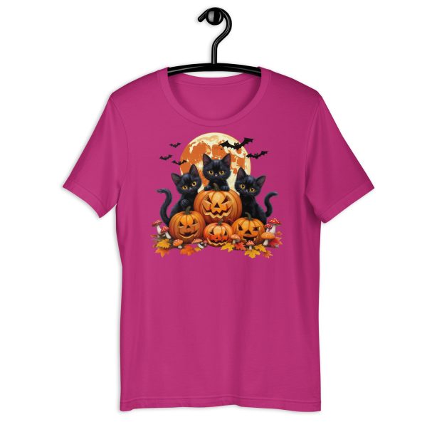 Spooky Paws Halloween Cat Tee - Image 9