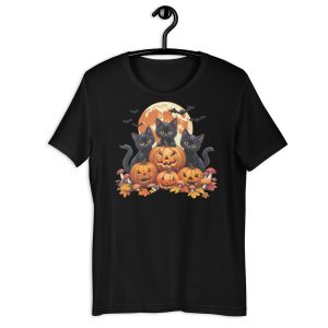Spooky Paws Halloween Cat Tee