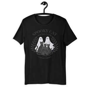 Halloween Spirit with our Spooky Cat Tee!
