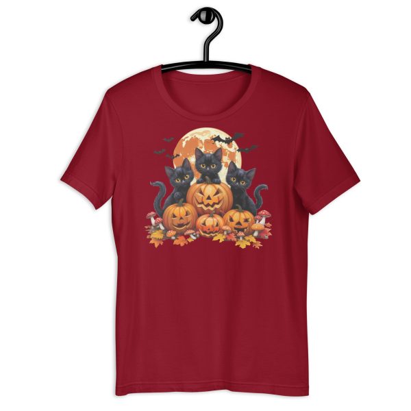 Spooky Paws Halloween Cat Tee - Image 3