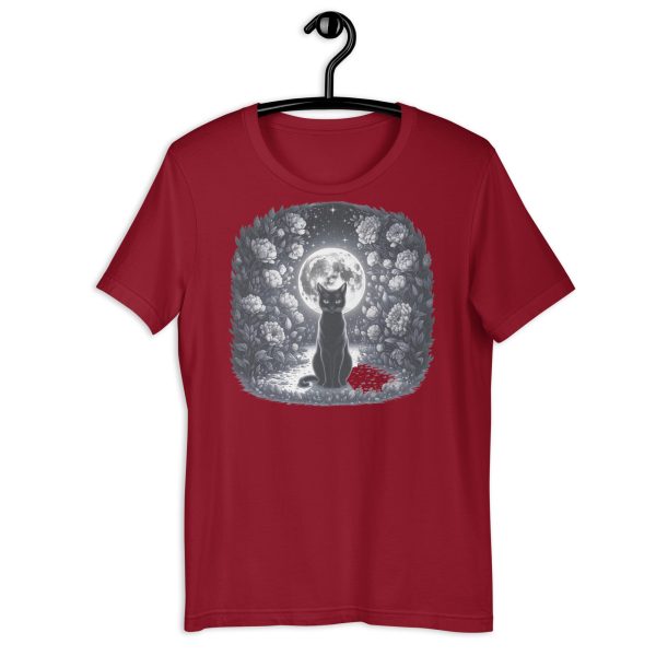 Purrfectly Spooky Halloween Cat Tee - Image 3