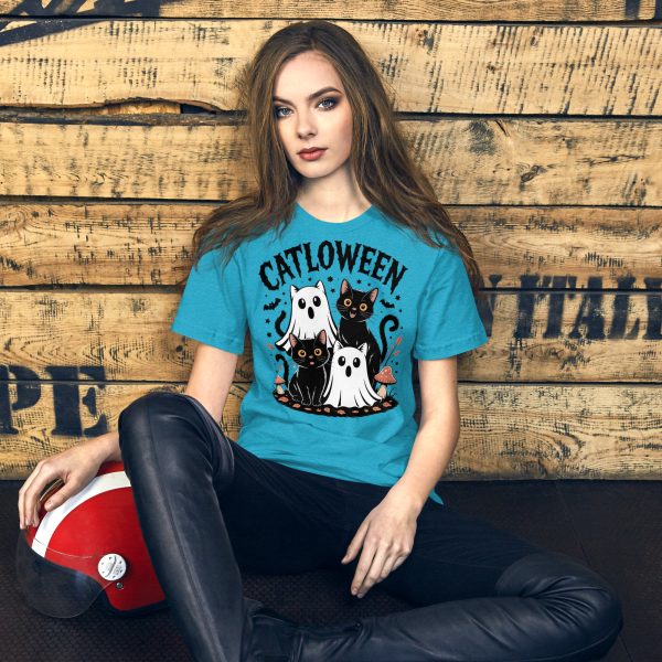 🎃🐾 Cat-loween T-Shirt 🐾🎃 Unisex t-shirt - Image 5