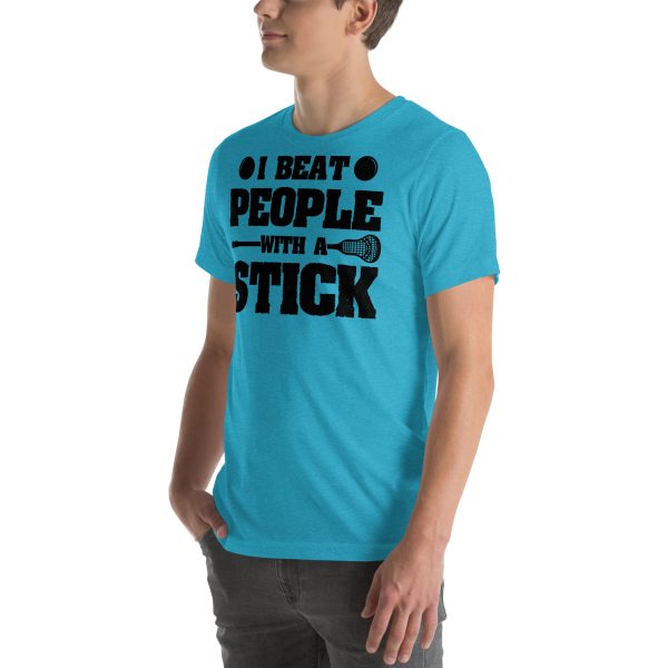 I Beat People With A Stick T-Shirt - Image 9