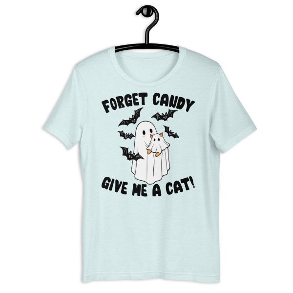 Give Me a Cat!" Cat Lover Halloween Tee - Image 18