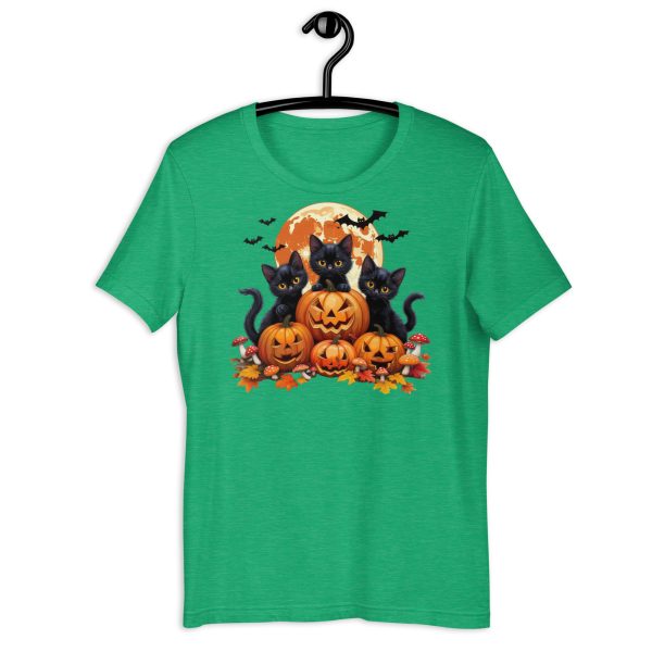 Spooky Paws Halloween Cat Tee - Image 13