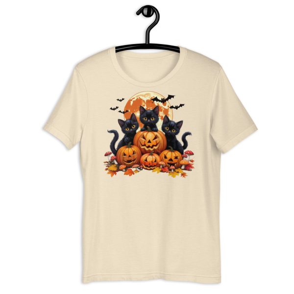 Spooky Paws Halloween Cat Tee - Image 18