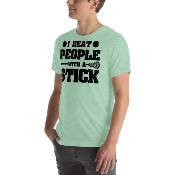 I Beat People With A Stick T-Shirt - Image 40