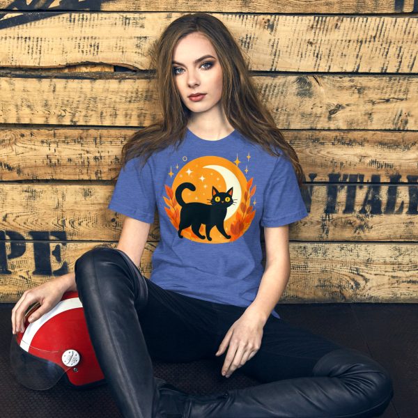 Halloween Cat T-Shirt Unisex t-shirt - Image 6