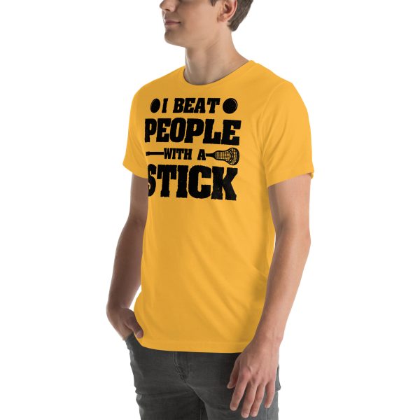 I Beat People With A Stick T-Shirt - Image 21