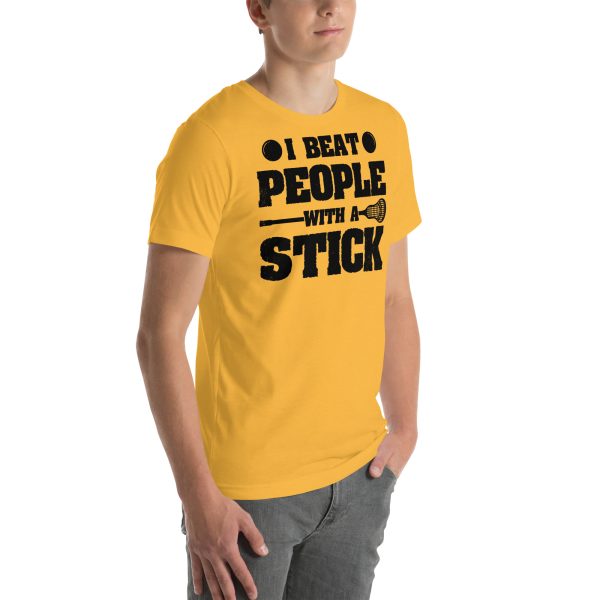 I Beat People With A Stick T-Shirt - Image 22