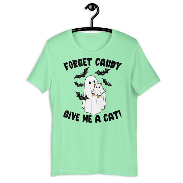 Give Me a Cat!" Cat Lover Halloween Tee - Image 12