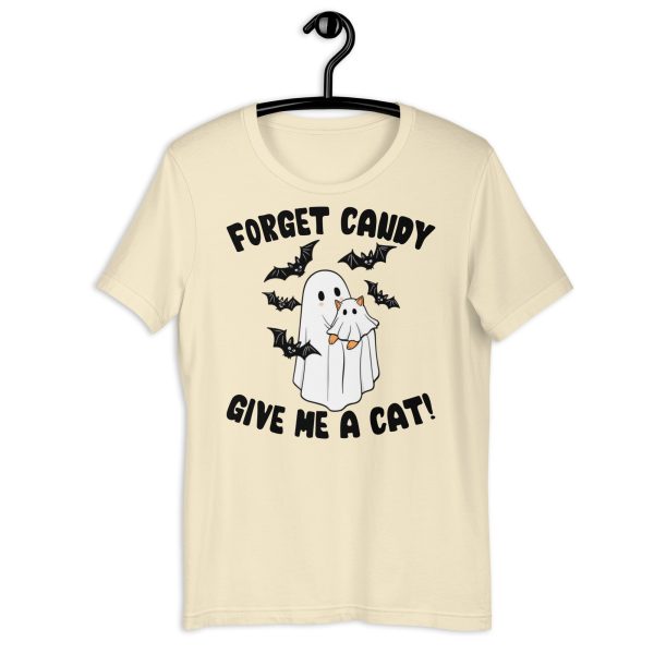 Give Me a Cat!" Cat Lover Halloween Tee - Image 15