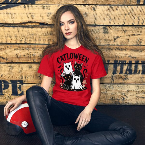 🎃🐾 Cat-loween T-Shirt 🐾🎃 Unisex t-shirt - Image 2