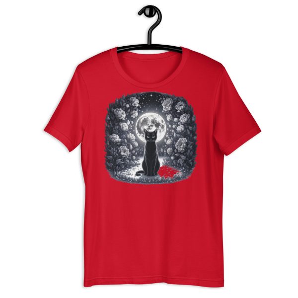 Purrfectly Spooky Halloween Cat Tee - Image 5
