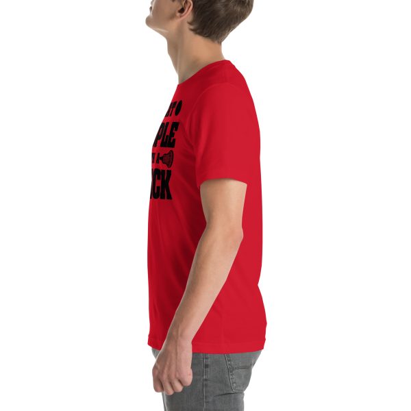 I Beat People With A Stick T-Shirt - Image 3