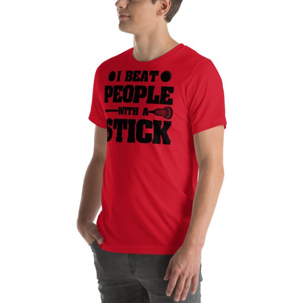 I Beat People With A Stick T-Shirt - Image 4