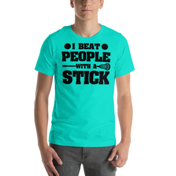 I Beat People With A Stick T-Shirt - Image 18