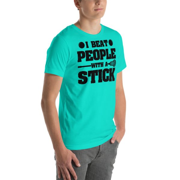 I Beat People With A Stick T-Shirt - Image 16