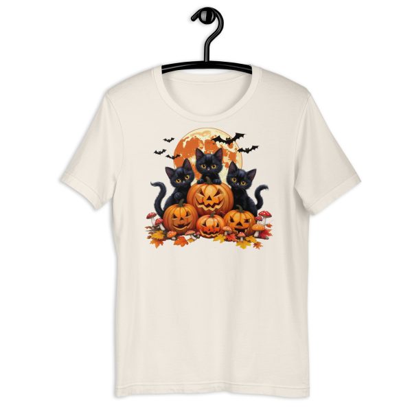 Spooky Paws Halloween Cat Tee - Image 19