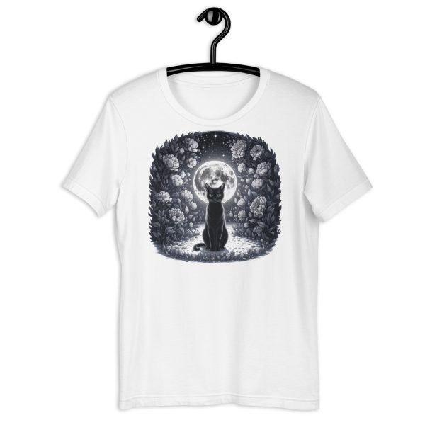 Purrfectly Spooky Halloween Cat Tee - Image 25