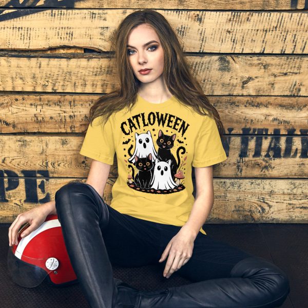 🎃🐾 Cat-loween T-Shirt 🐾🎃 Unisex t-shirt - Image 7