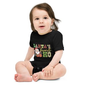 🍁☃️ Santa's Favorite Ho T-Shirt ☃️🍁 Baby short sleeve one piece