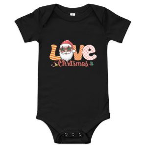 Love Christmas T-Shirt! 🎄❤️ Baby short sleeve one piece