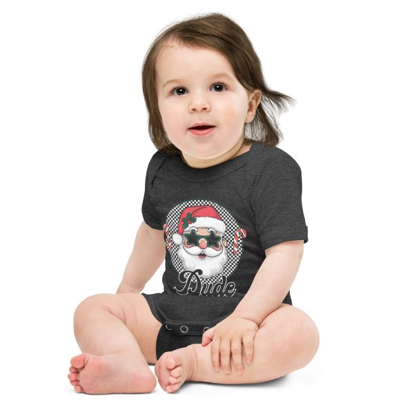 Holly Jolly Dude T-Shirt! 🎅✨ Tee Baby short sleeve one piece - Image 3