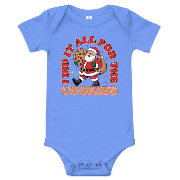 "I Did It All for the Cookie" Tee Baby short sleeve one piece - Image 6