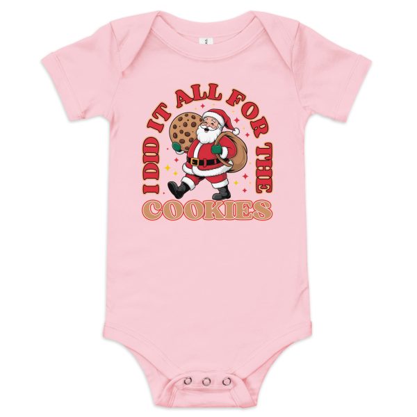 "I Did It All for the Cookie" Tee Baby short sleeve one piece - Image 10