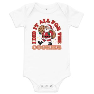 "I Did It All for the Cookie" Tee Baby short sleeve one piece