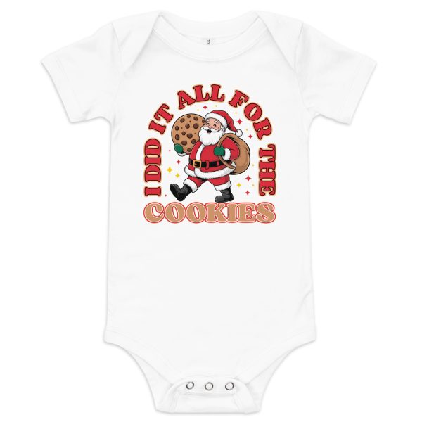 "I Did It All for the Cookie" Tee Baby short sleeve one piece