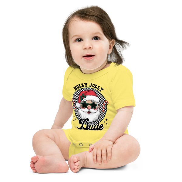 Holly Jolly Dude T-Shirt! 🎅✨ Tee Baby short sleeve one piece - Image 11