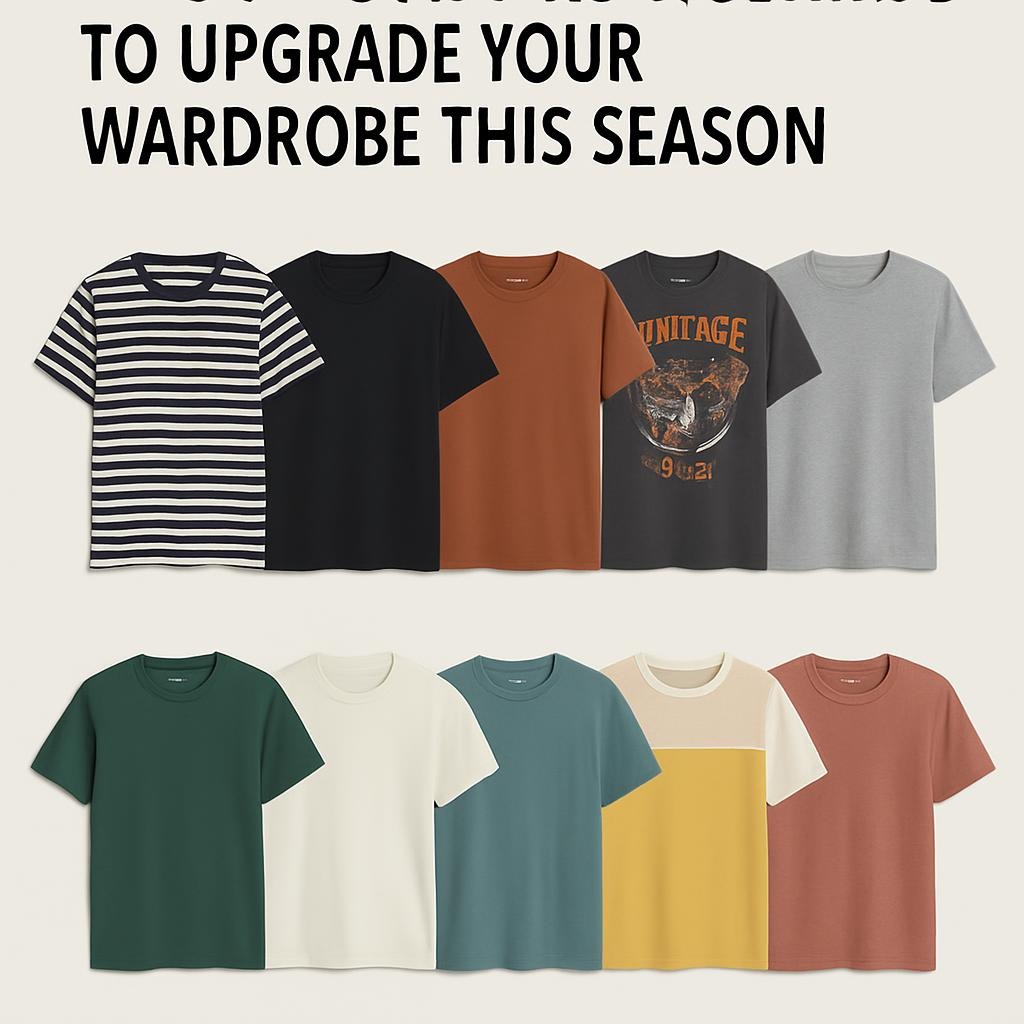 Top 10 Must-Have T-Shirts to Upgrade Your Wardrobe This Season