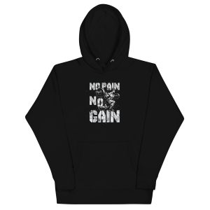 No Pain, No Gain — Motivational Graphic Tee Unisex Hoodie