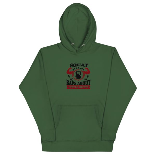 Squat Because No Raps About Little Butts — Funny Gym Tee - Image 12